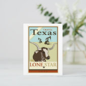 Reise Texas Postkarte (Stehend Vorderseite)