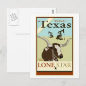 Reise Texas Postkarte (Vorne/Hinten)