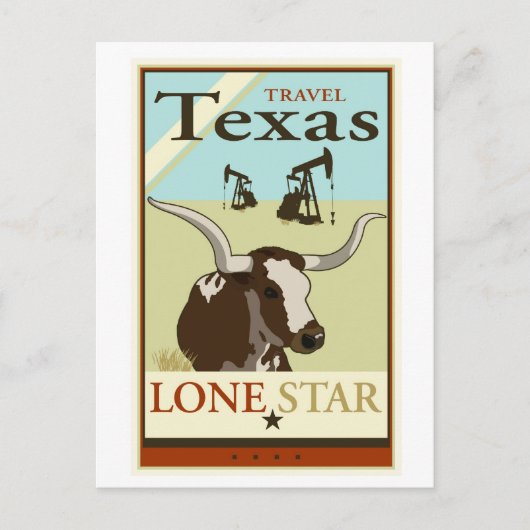 Reise Texas Postkarte (Vorderseite)