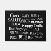 Reise-Texte Fußmatte (Vorderseite)