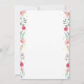 Reise Thema Brautdusche Einladung Miss zu Frau. (Rückseite)