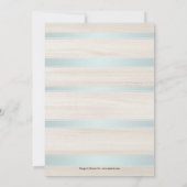 Reise Thema Niedliche Kinderdusche Einladung (Rückseite)