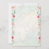 Reise-themed Brautpartyeinladung Fräulein zu Frau Einladung (Rückseite)