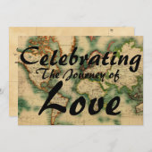 Reise-themenorientierte Einladung (Vorne/Hinten)