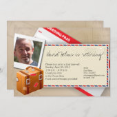 Reise-themenorientierte Einladungen - groß für (Vorne/Hinten)