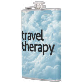 Reise-Therapie-Flasche | Reiseflasche Flachmann (Links)