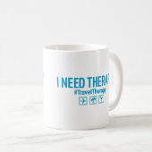 Reise-Therapie Kaffeetasse (VorderseiteRechts)