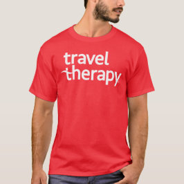 Reise-Therapie-T-Shirt | Reise-Shirt Rot T-Shirt