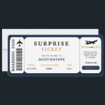 Reise Ticket Flugzeug Reisen Boarding Pass Einladung<br><div class="desc">Überraschungsreise Ticket,  Überraschen Boarding Coupon Pass,  Event Ticket Template,  Fake Flugzeug Travel,  ein Überraschungsurlaub für Freunde oder Familienmitglieder!</div>