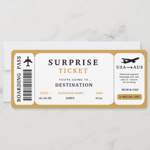 Reise Ticket Flugzeug Reisen Boarding Pass Einladung