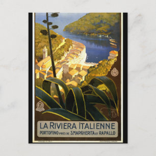 Reise Tourismus Italien Vintage Retro Postkarte