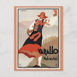 Reise-Tourismus Varallo Italien Vintage Postkarte