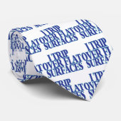 Reise über flachen Oberflächen Krawatte (Gerollt)