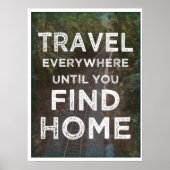 Reise überall Poster (Vorne)
