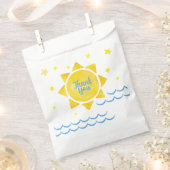 Reise um die Sun Birthday Gefallen Tasche Geschenktütchen (Ausgeschnitten)