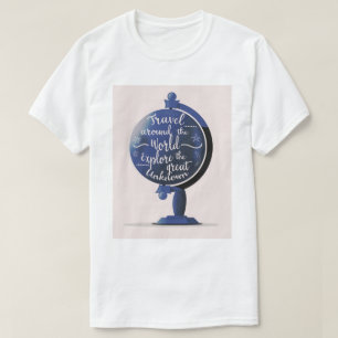 Reise um die Welt Erforsche das große Unbekannte T-Shirt