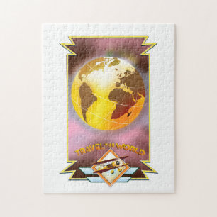Reise um die Welt Golden Globe Puzzle
