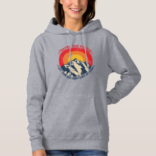 Reise um die Welt, lass das Abenteuer beginnen, Re Hoodie