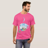 Reise und Kaffee T-Shirt (Vorne ganz)