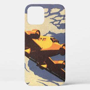 Reise und Transport im Vintage-Stil Flugzeug im Fl Case-Mate iPhone Hülle