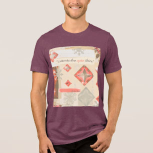 Reise und warmes Licht – Vintage-Korallen-Männer-T Tri-Blend Shirt