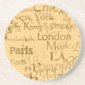 Reise-Untersetzer Getränkeuntersetzer (Vorne)