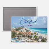 Reise Urlaub Souvenir Cancun Mexico Magnet (Vorderseite/Rückseite)