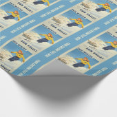 Reise-Verpackungspapier Sun Valley, Idaho Vintages Geschenkpapier (Ecke)