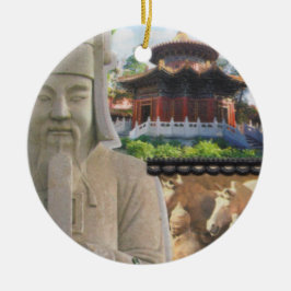 Reise-Verzierung Keramik Ornament