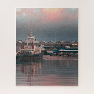 Reise Vintage Retro Hafen Kapstadt Puzzle
