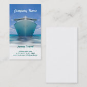 Reise-Visitenkarte Schablone Visitenkarte (Vorne/Hinten)
