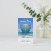 Reise-Visitenkarte Schablone Visitenkarte (Stehend Vorderseite)