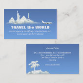 Reise-Visitenkarte Visitenkarte (Vorne/Hinten)