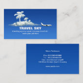 Reise-Visitenkarte Visitenkarte (Vorne/Hinten)