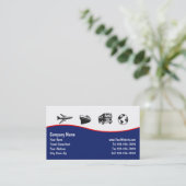 Reise-Visitenkarten Visitenkarte (Stehend Vorderseite)