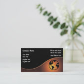 Reise-Visitenkarten Visitenkarte (Stehend Vorderseite)