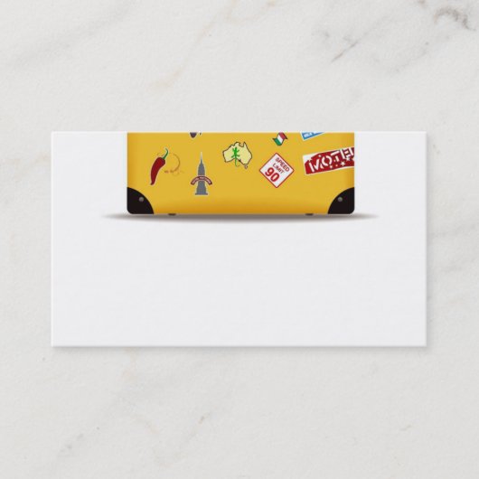 Reise-Visitenkarten Visitenkarte (Vorderseite)