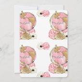 Reise von Frau Bridal Shower Einladung (Rückseite)