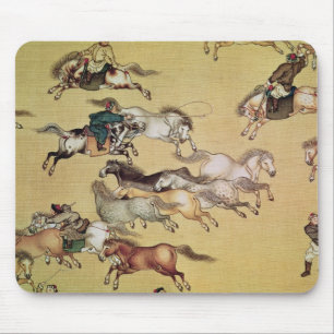 Reise von Kaiser Qianlong Detail von a Mousepad
