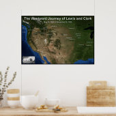 Reise von Lewis und Clark Poster (Küche)