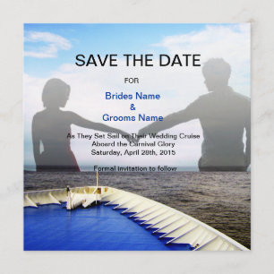 Reise von Liebe L Kreuzfahrt-Schiff/Hochzeit in Save The Date