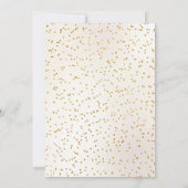 Reise von Miss nach Brautparty Einladung (Rückseite)