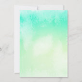 Reise von Miss nach Brautparty Einladung (Rückseite)