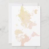 Reise von Miss nach Brautparty Einladung (Rückseite)