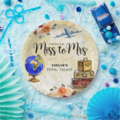 Reise von Miss nach Brautparty Pappteller (Party)