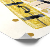 Reise von Miss zu Brautparty Zeichen Poster (Ecke)