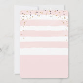 Reise von Miss zu Frau Bridal Einladung (Rückseite)