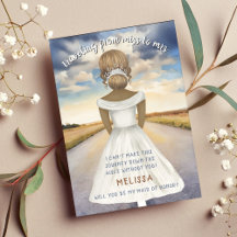Reise von Miss zu Frau Bridesmaid Vorschlag