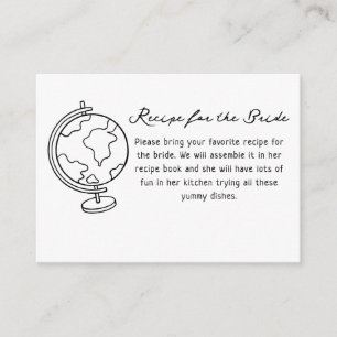 Reise von Miss zu Frau Recipe Anfrage Begleitkarte