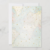 Reise von Miss zu Mrs. Adventure Brautparty Einladung (Rückseite)